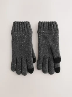 Grijs - Thinsulate Knitted Touchscreen Gloves