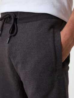 Grijs - Threadbare - Katoenen Blend joggingbroek