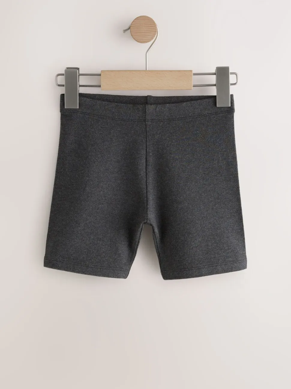 Grijs - Verpakking van 2 stretchy fietsshorts met hoog katoengehalte (3-16jr)