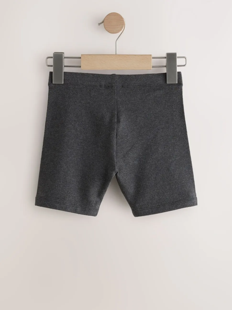 Grijs - Verpakking van 2 stretchy fietsshorts met hoog katoengehalte (3-16jr)