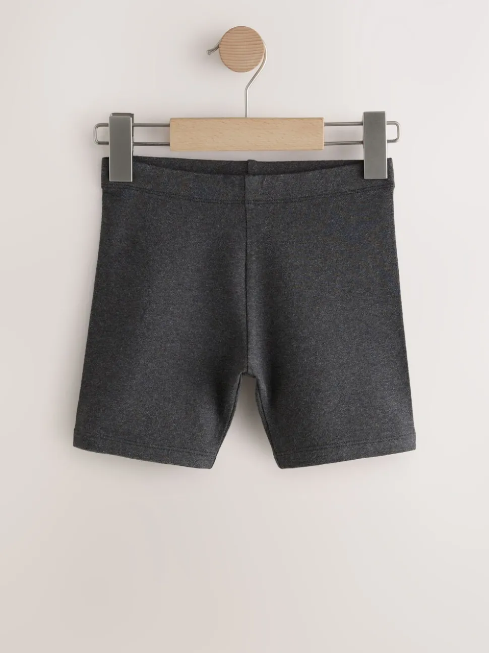 Grijs - Verpakking van 2 stretchy fietsshorts met hoog katoengehalte (3-16jr)