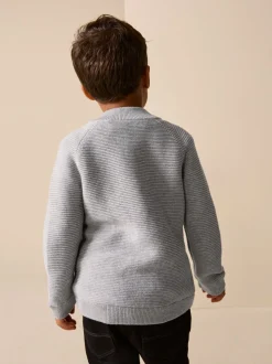 Grijs - Vest met ritssluiting (3 mnd-7 jr)