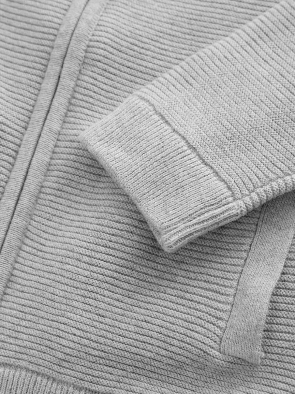 Grijs - Vest met ritssluiting (3 mnd-7 jr)
