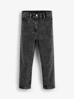 Grijs denim - Mom 100% katoenen jeans (3-16jaar)