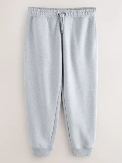 Grijs gemêleerd - Slim Fit - Slim Fit Brushback Heavyweight Joggers