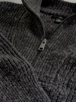 Grijs gemêleerd - The Set 2 Pack Quarter Zip Neck Jumpers