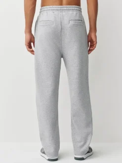 Grijs gemêleerd/marineblauw - Straight Fit Brushback Heavyweight 2 Pack Joggers
