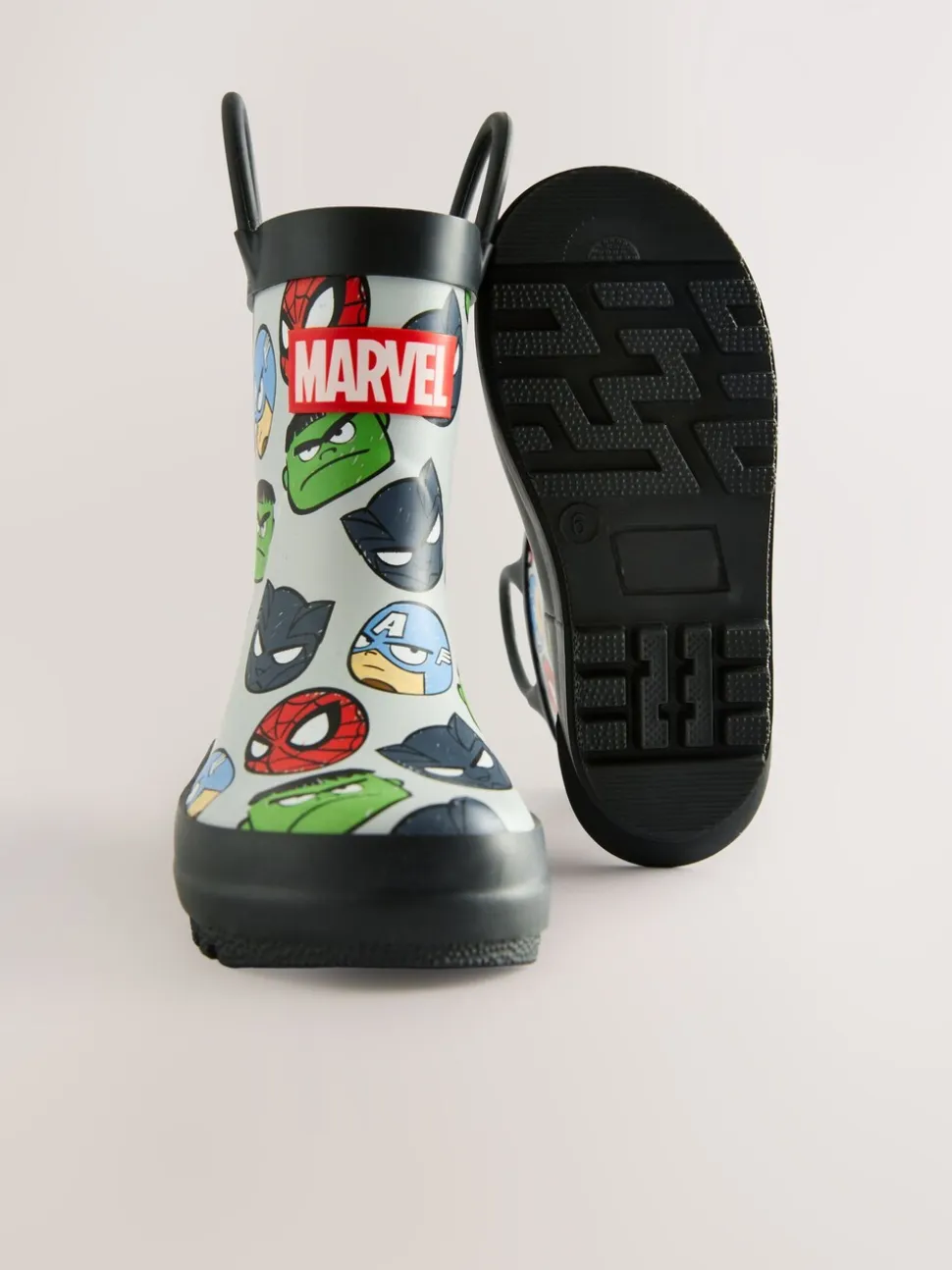 Grijs Marvel - Aantreklaarzen met handvat