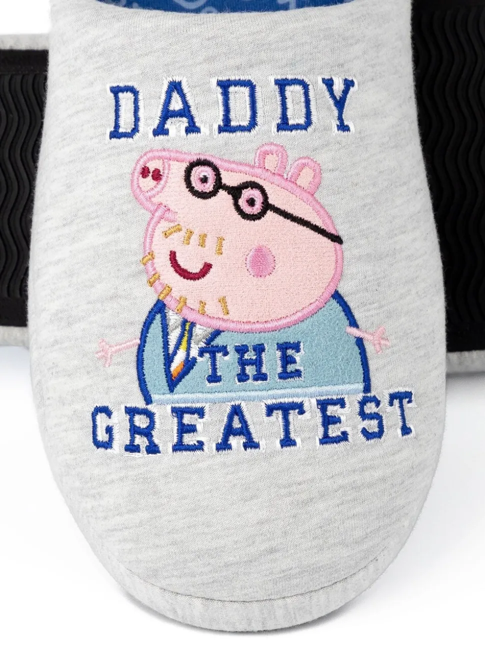 Grijs met Daddy Pig - Vanilla Underground Mr Men Mr Lazy pantoffels