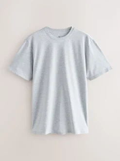 Grijs/bordeauxrood geruit - Motionflex Behaaglijke Pyjama Set met Korte Mouwen