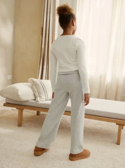 Grijs/ecru - Soft Folded Waistband Pyjamas (3-16yrs)