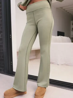 Grijs-groen - self. Kickflare Joggers