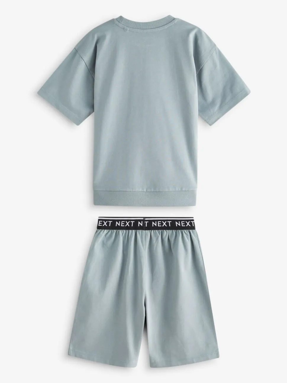 Grijs-groen - Set van 3 pyjama's met short (3-16 jr)