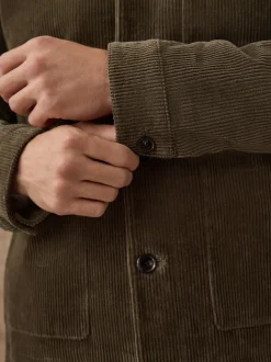 Grijs-groen - Slim Rijk Corduroy Jack