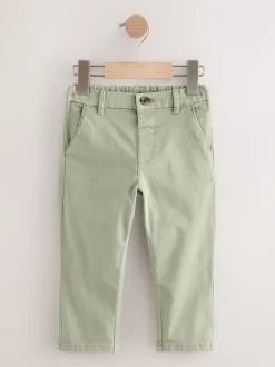 Grijs-groen - Stretch Chino Broek (3mnd-7jr)