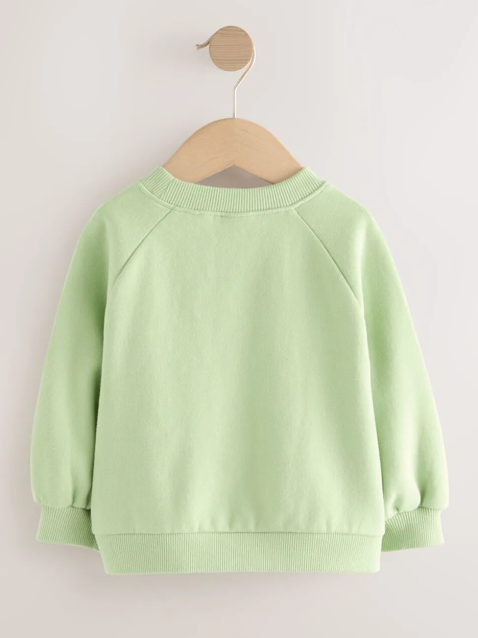 Grijs-groen - Sweatshirt met ronde hals (3 mnd-7 jr)