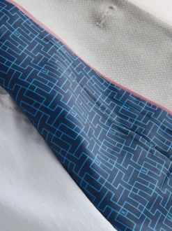 Grijs/marineblauw - Baker by Ted Baker set van gilet, overhemd en broek