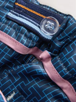 Grijs/marineblauw - Baker by Ted Baker set van gilet, overhemd en broek