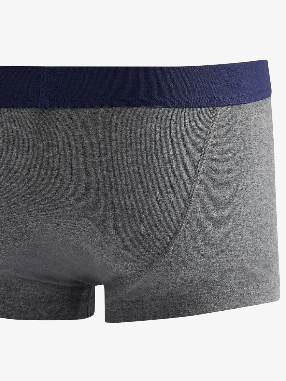 Grijs/marineblauw - Verpakking van 4 - Hipster boxershorts van 100% katoen