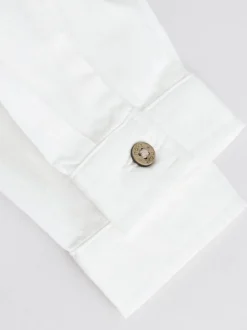 Grijs/wit - Set met bretelbroeken en Bodysuit van geweven katoen voor baby's (0mnd-3jr)