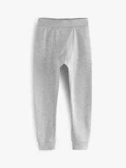 Grijs/wit - Verpakking van 2 thermische leggings (2-16 jr)