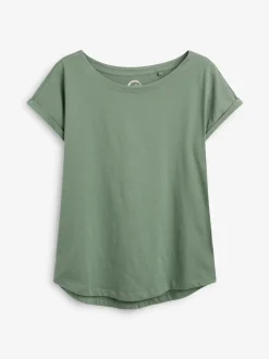 Grijs/wit/zwart/marineblauw/kakigroen - Set van 5 T-shirts met kapmouwtjes