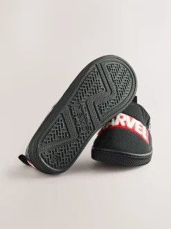 Grijs/zwart - Marvel pantoffels met omgevende zool