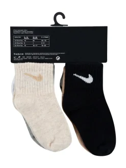 Grijs/zwart - Nike Infant Swoosh set van 6 paar sokken
