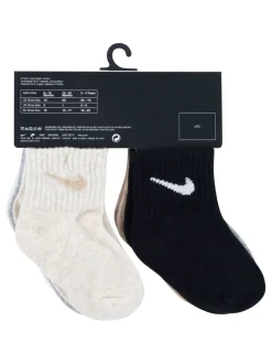 Grijs/zwart - Nike Infant Swoosh set van 6 paar sokken