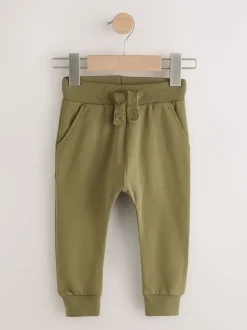 Grijs/zwart/groen - Verpakking van 5 joggingbroeken (3mnd-7jr)
