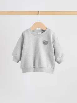 Grijze beer - Baby sweatshirt en joggingbroek set (0mnd-2jr)