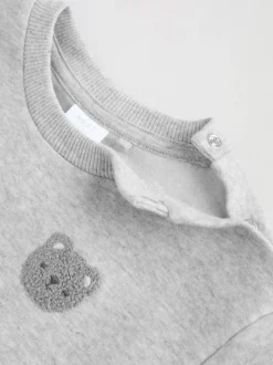 Grijze beer - Baby sweatshirt en joggingbroek set (0mnd-2jr)