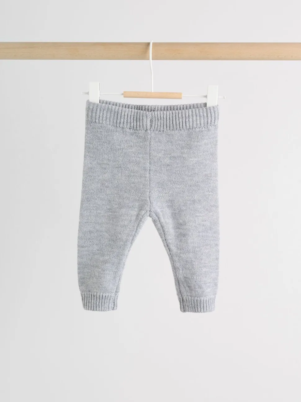 Grijze beer - Set van gebreide top en legging (0mnd -2jr)