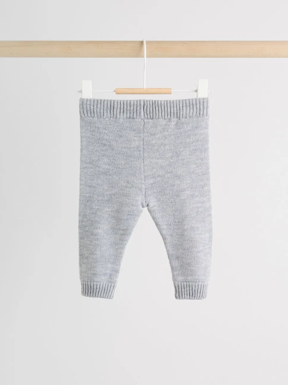 Grijze beer - Set van gebreide top en legging (0mnd -2jr)