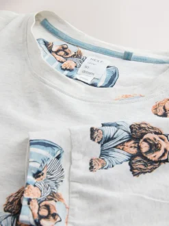 Grijze Charlie the Cockapoo - Pyjama met lange mouwen