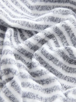 Grijze streep - Cosy Lightweight Dressing Gown