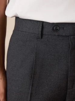 Grijze textuur - Straight fit - Smart Textured Trousers