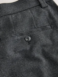 Grijze textuur - Straight fit - Smart Textured Trousers