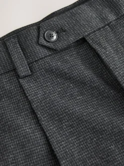 Grijze textuur - Straight fit - Smart Textured Trousers