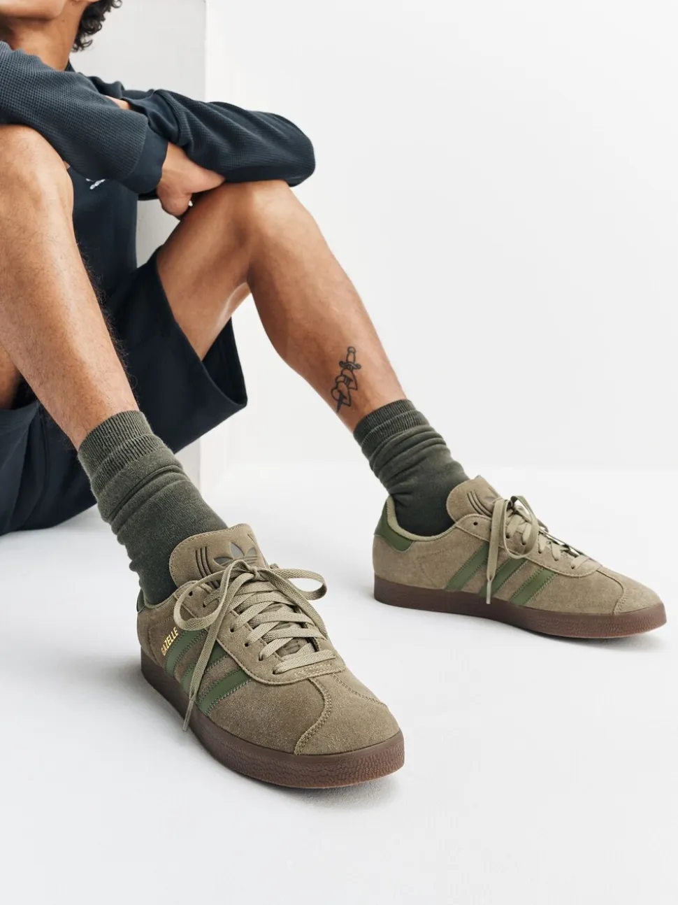 Groen - adidas Originals - Gazelle sneakers