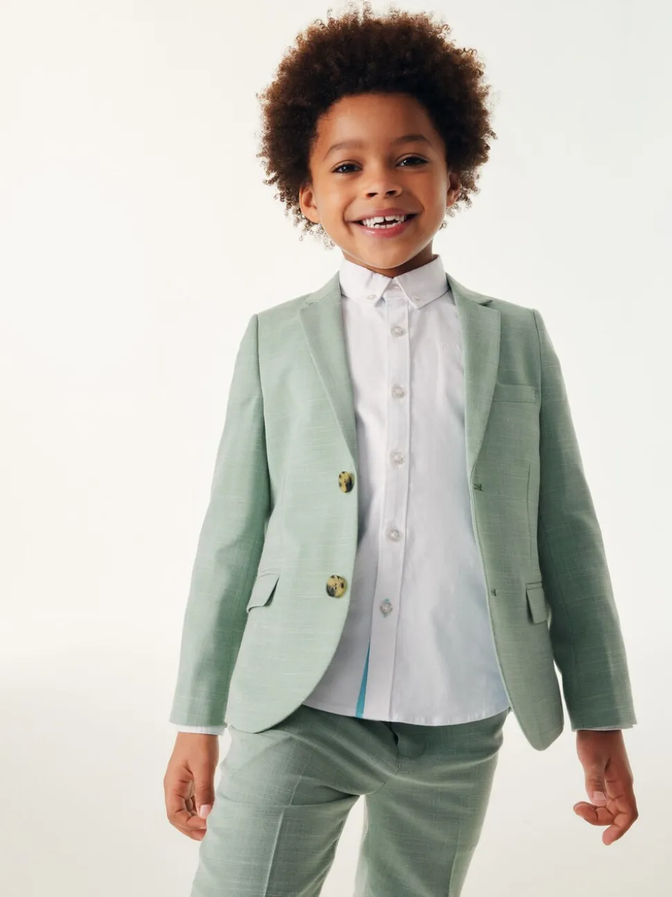 Groen - Baker By Ted Baker kostuumjasje