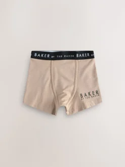 Groen - Baker by Ted Baker jongens boxershorts verpakking van 5