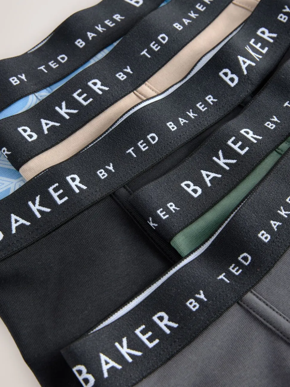 Groen - Baker by Ted Baker jongens boxershorts verpakking van 5