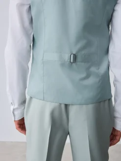 Groen - Baker by Ted Baker Waistcoat, Shirt And Tie Set