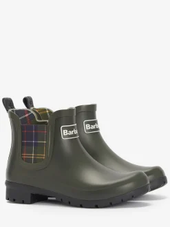 Groen - Barbour® Tartan Check Kingham Chelsea Wellington Boots