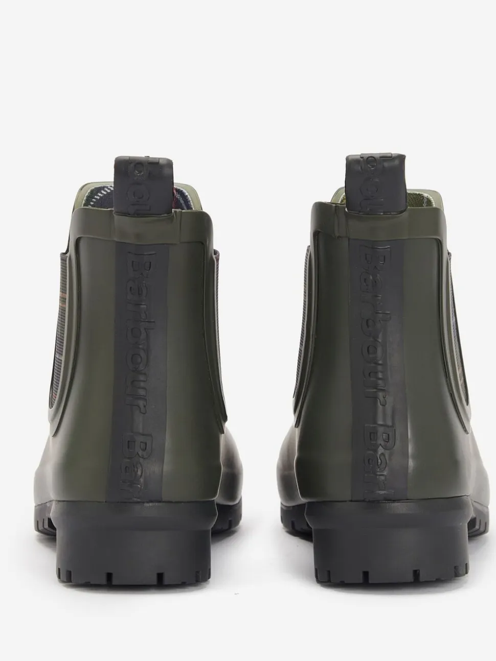 Groen - Barbour® Tartan Check Kingham Chelsea Wellington Boots