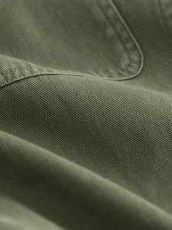 Groen - Chore Twill Shacket Overshirt