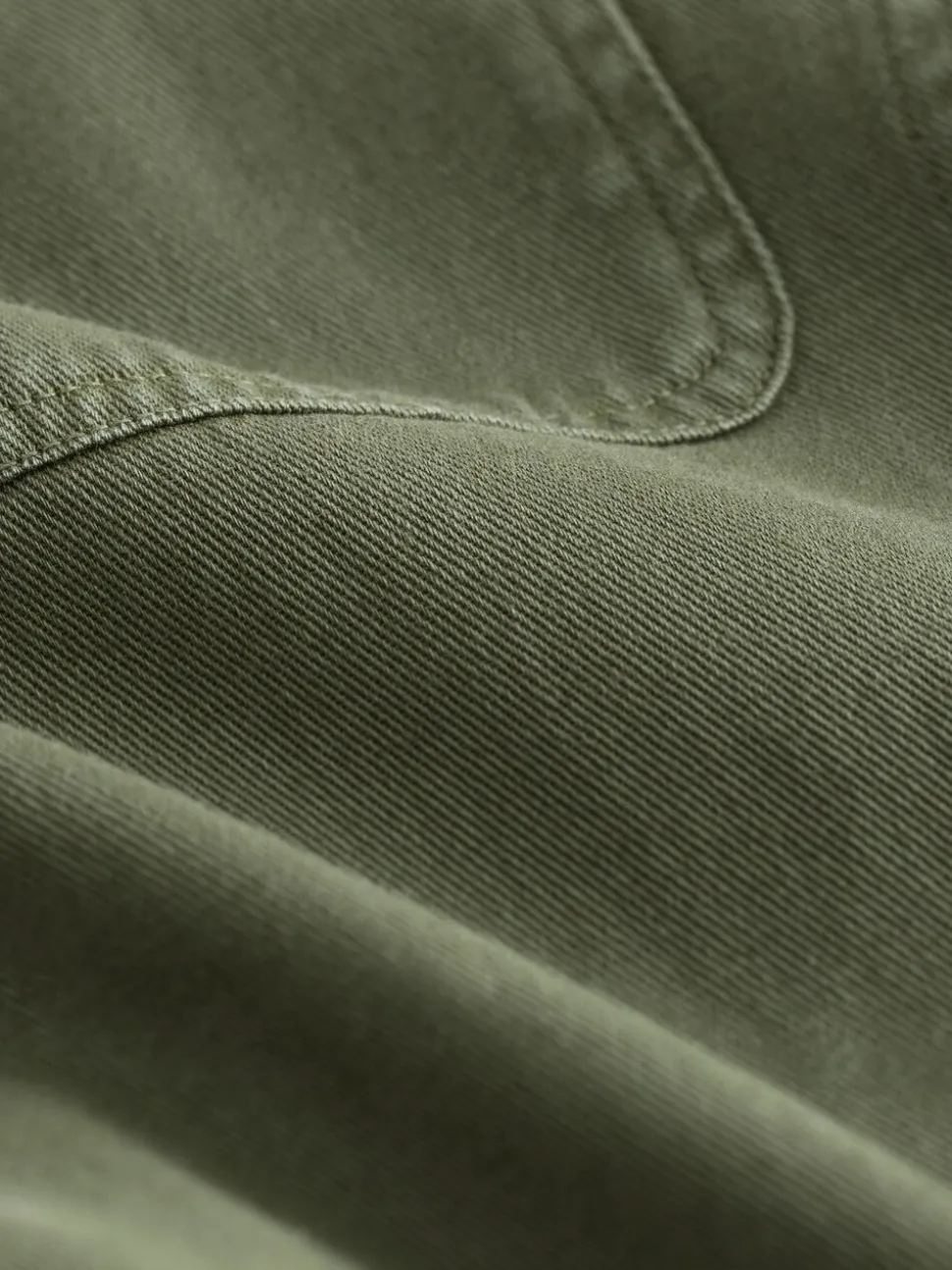 Groen - Chore Twill Shacket Overshirt