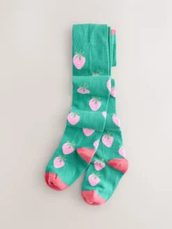 Groen - Cotton Rich Strawberry Tights