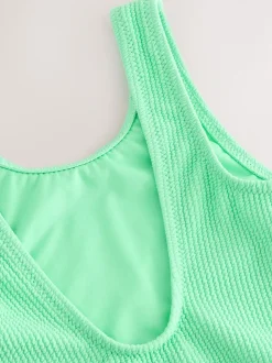 Groen - Crinkle Swimsuit (3-16yrs)